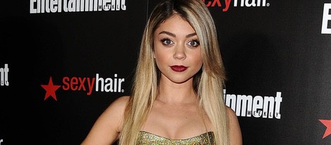 Sarah Hyland en una fiesta previa a los Screen Actors Guild Awards 2015