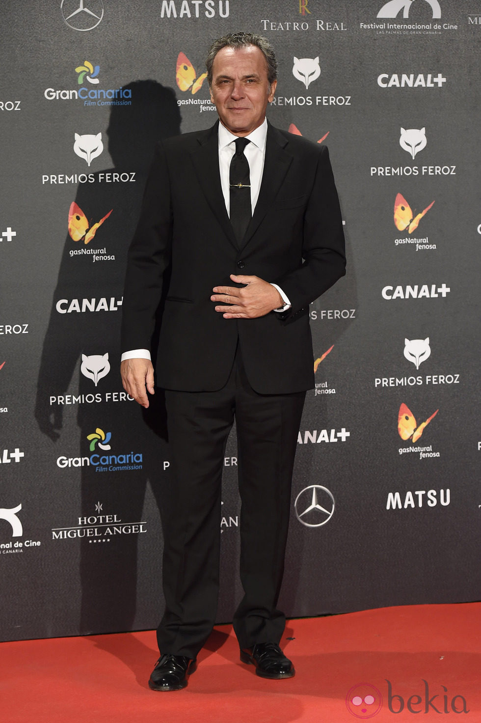 José Coronado en la alfombra roja de los Premios Feroz 2015