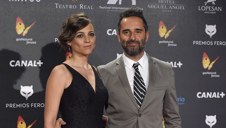 Leonor Watling y Jorge Drexler en la alfombra roja de los Premios Feroz 2015