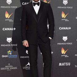 Quim Gutiérrez en la alfombra roja de los Premios Feroz 2015