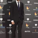 David Verdaguer en la alfombra roja de los Premios Feroz 2015