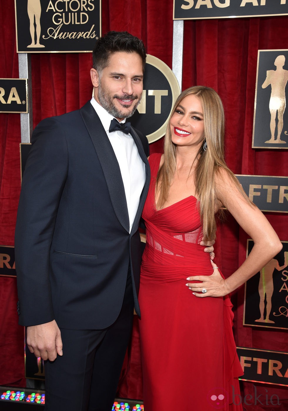 Sofia Vergara y Joe Manganiello en los premios 'Screen Actors Guild Awards 2015'