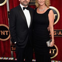 Steve y Nancy Carell en la alfombra roja de los Screen Actors Guild Awards 2015