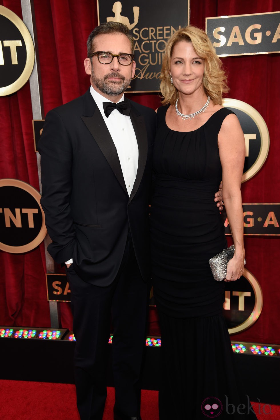 Steve y Nancy Carell en la alfombra roja de los Screen Actors Guild Awards 2015