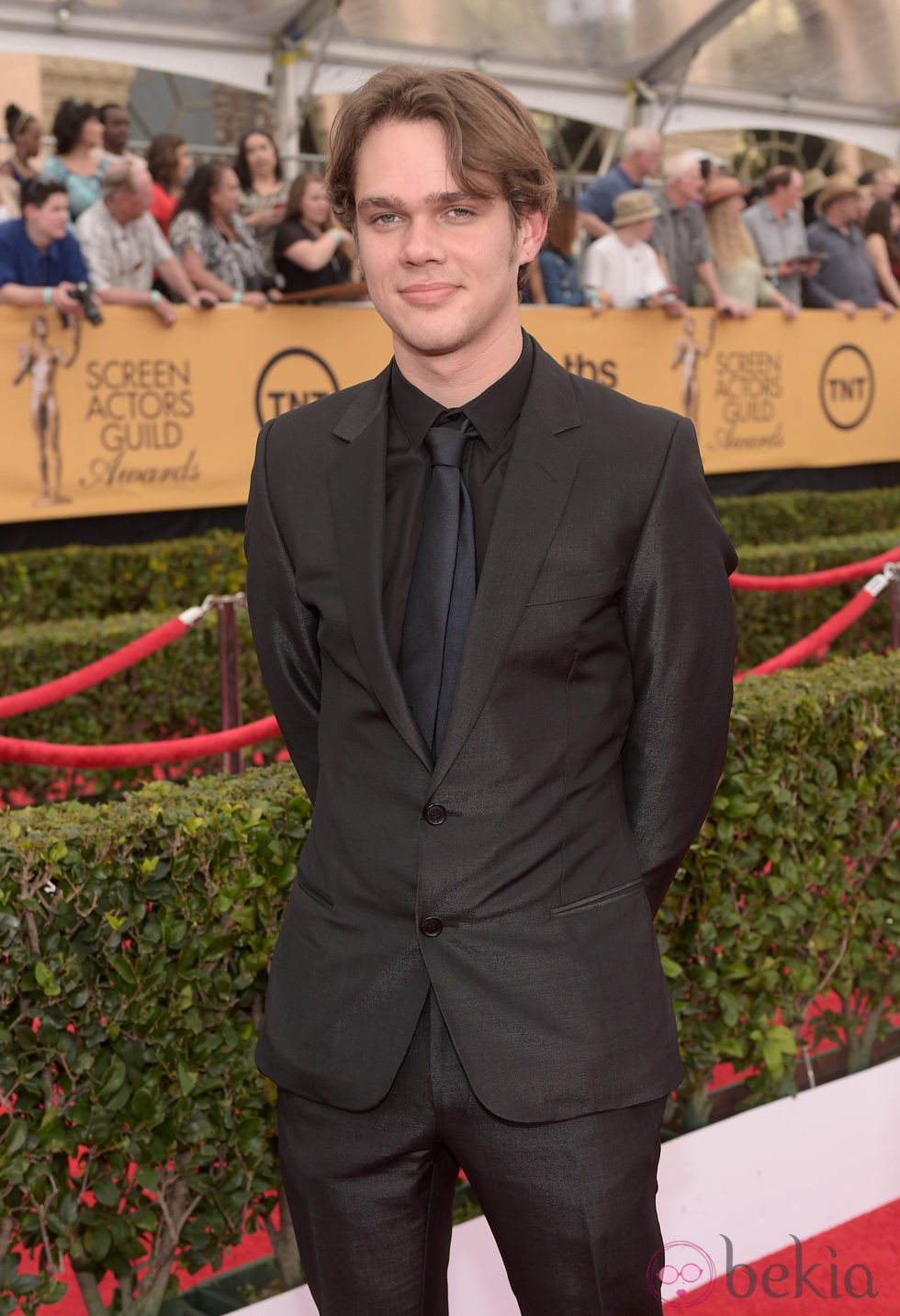 Ellar Coltrane en la alfombra roja de los Screen Actors Guild Awards 2015