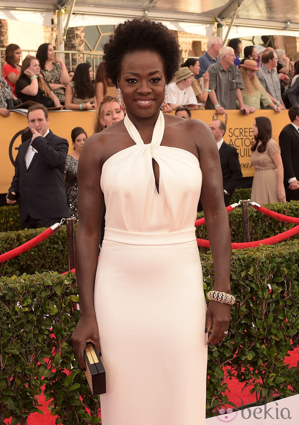 Viola Davis en la alfombra roja de los Screen Actors Guild Awards 2015