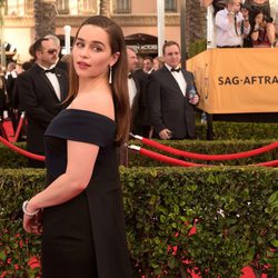 Emilia Clarke en la alfombra roja de los Screen Actors Guild Awards 2015