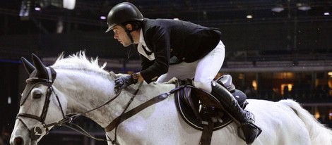 Sergio Álvarez participando en la Copa del Mundo de Saltos de Obstáculos en Zúrich