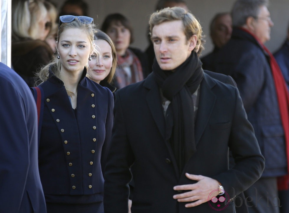 Pierre Casiraghi y Beatrice Borromeo en el Rally de Montecarlo 2015