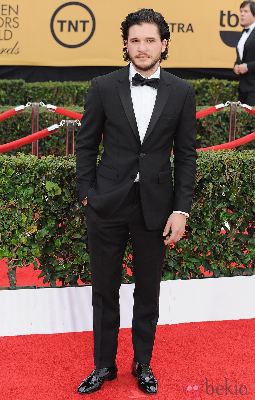 Kit Harington en la alfombra roja de los Screen Actors Guild Awards 2015