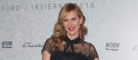 Alejandra Prat en el desfile de Emidio Tucci de Madrid Fashion Show Men otoño/invierno 2015