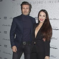 Jesús Olmedo y Nerea Garmendia en el desfile de Emidio Tucci de Madrid Fashion Show Men otoño/invierno 2015