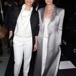 Paz Vega y Juliette Binoche en el desfile de Armani en la Semana de la Alta Costura primavera/verano 2015