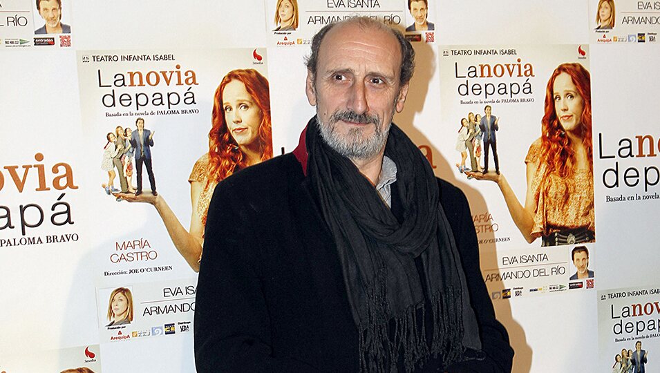 José Luis Gil en el estreno de la obra de teatro 'La novia de papá'