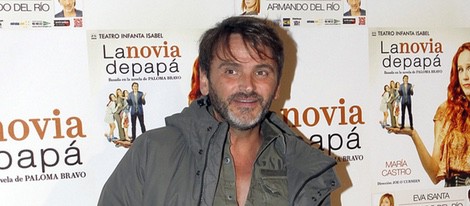 Fernando Tejero en el estreno de la obra de teatro 'La novia de papá'