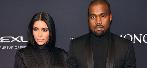 Kim Kardashian y Kanye West  en los premios 'BET Honors 2015 '