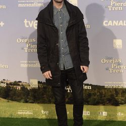 Julián López en el estreno de 'Las ovejas no pierden el tren'