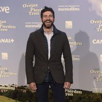 Félix Gómez en el estreno de 'Las ovejas no pierden el tren'