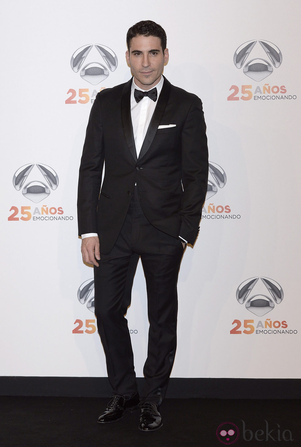 Miguel Ángel Silvestre en la fiesta del 25 aniversario de Antena 3 