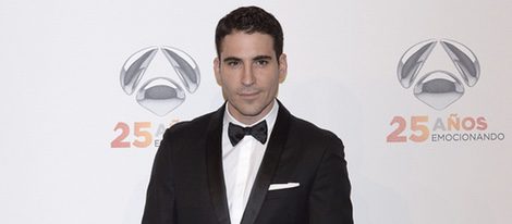 Miguel Ángel Silvestre en la fiesta del 25 aniversario de Antena 3 