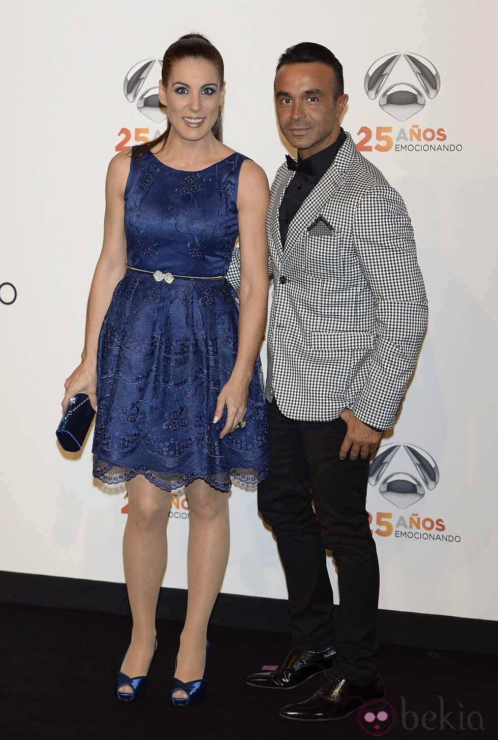 Alicia Senovilla y Luis Rollán en la fiesta del 25º Aniversario de Antena 3