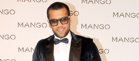 Dani Alves en el desfile de Mango en 080 Barcelona fashion primavera/verano 2015