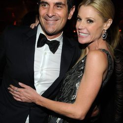 Julie Bowen y Ty Burrell en la fiesta HBO post Emmy 2011