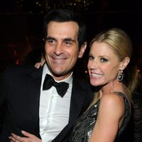 Julie Bowen y Ty Burrell en la fiesta HBO post Emmy 2011