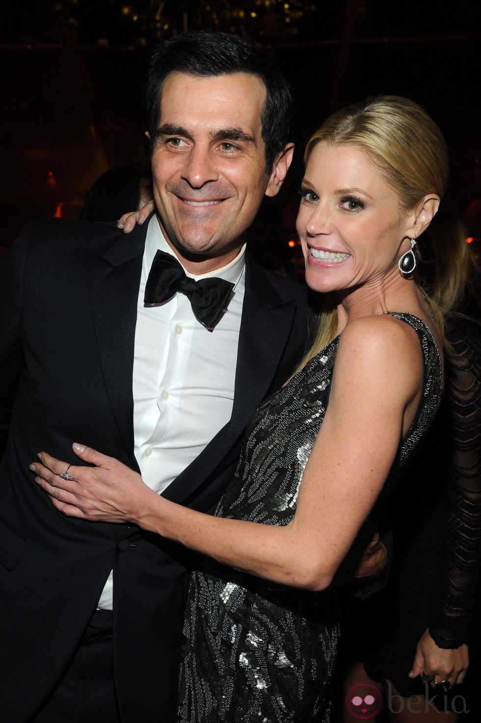 Julie Bowen y Ty Burrell en la fiesta HBO post Emmy 2011