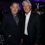 Robert De Niro y Richard Gete en el 85 cumpleaños de Tony Bennett