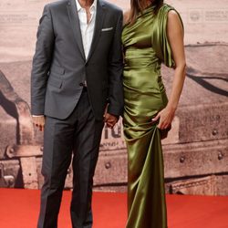 Imanol Arias e Irene Meritxell en el Festival de San Sebastián