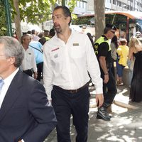 Juan Antonio Orenga en la celebración de la victoria del Eurobasket 2011