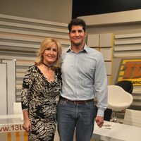 Nieves Herrero y Julián Contreras en la presentación de la nueva temporada de 13TV