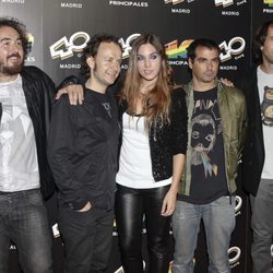 La Oreja de Van Gogh en la inauguración de 40 Café en Madrid