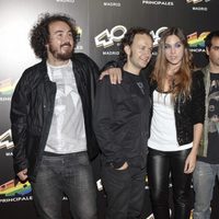 La Oreja de Van Gogh en la inauguración de 40 Café en Madrid