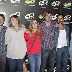 Los actores de 'El Barco' en la inauguración de 40 Café en Madrid