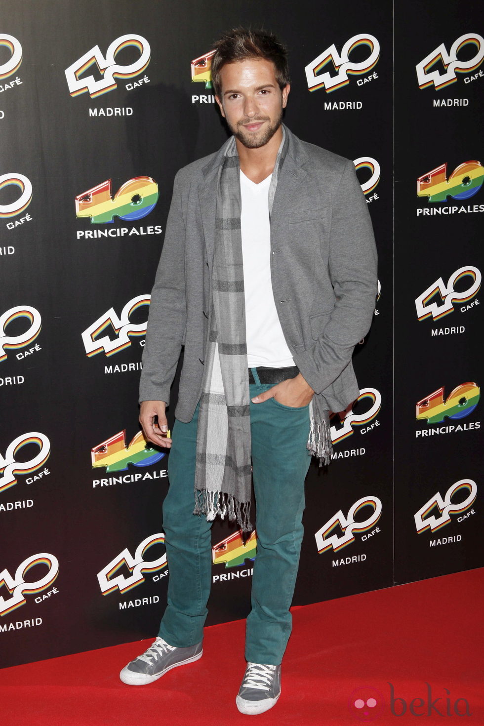 Pablo Alborán en la inauguración de 40 Café en Madrid