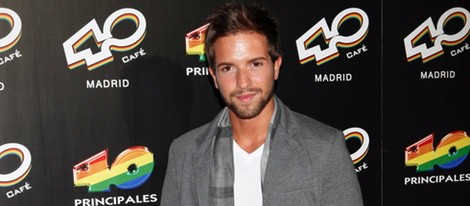 Pablo Alborán en la inauguración de 40 Café en Madrid