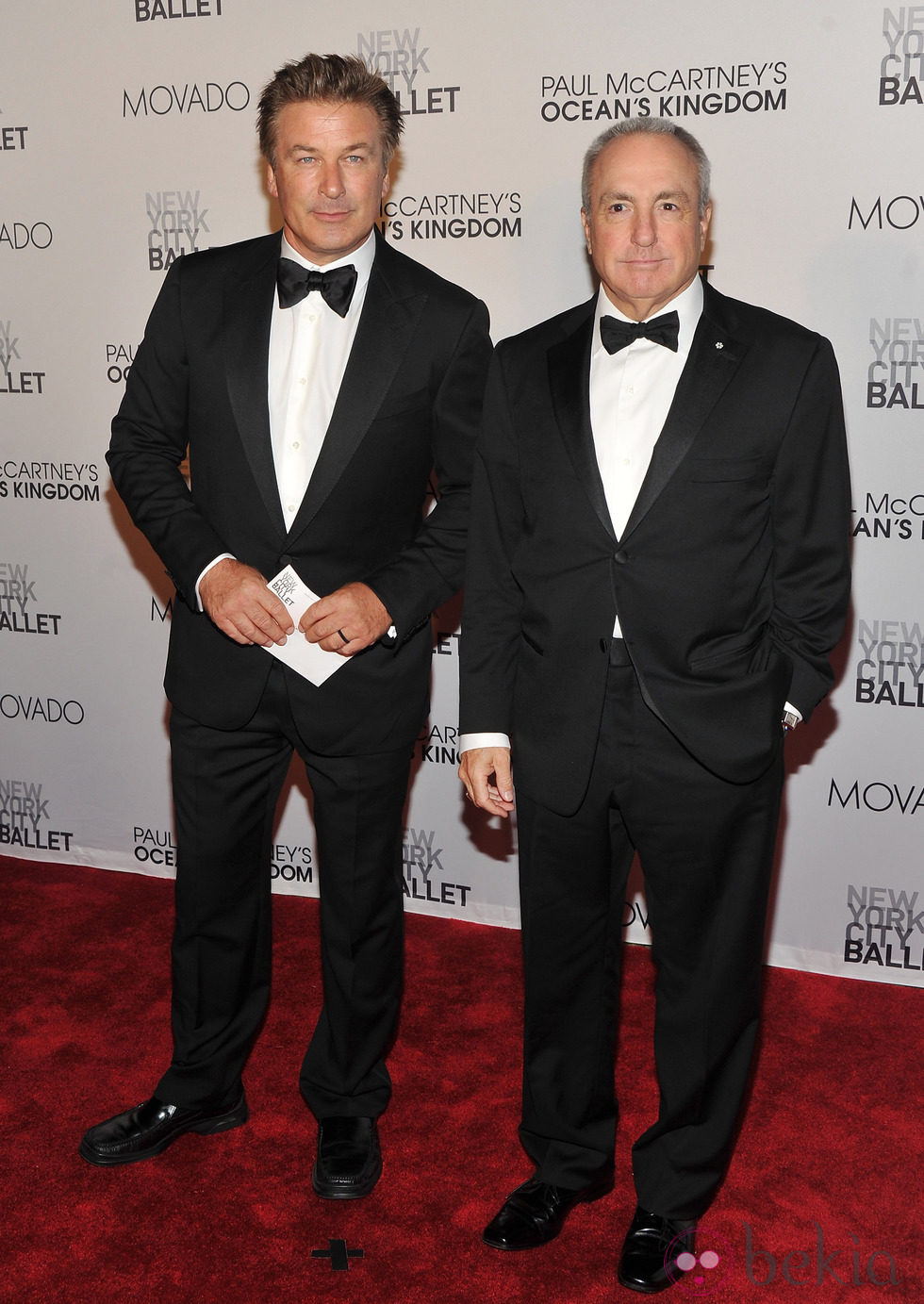 Alec Baldwin y Lorne Michaels en la New York City Ballet Fall Gala 2011