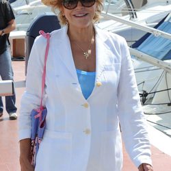 Carmen Cervera feliz en Marbella