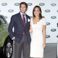 Tamara Falcó y Sebastián Palomo Linares en la presentación del coche 'Range Rover Evoque'