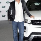 Tommy Robledo en la presentación del coche 'Range Rover Evoque'