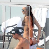 Cristiano Ronaldo e Irina Shayk en bikini durante sus vacaciones en Nueva York