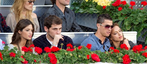 Cristiano Ronaldo e Irina Shayk  junto a Iker Casillas y Sara Carbonero