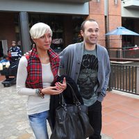 Andrés Iniesta y la madre de su hija, Anna Ortiz