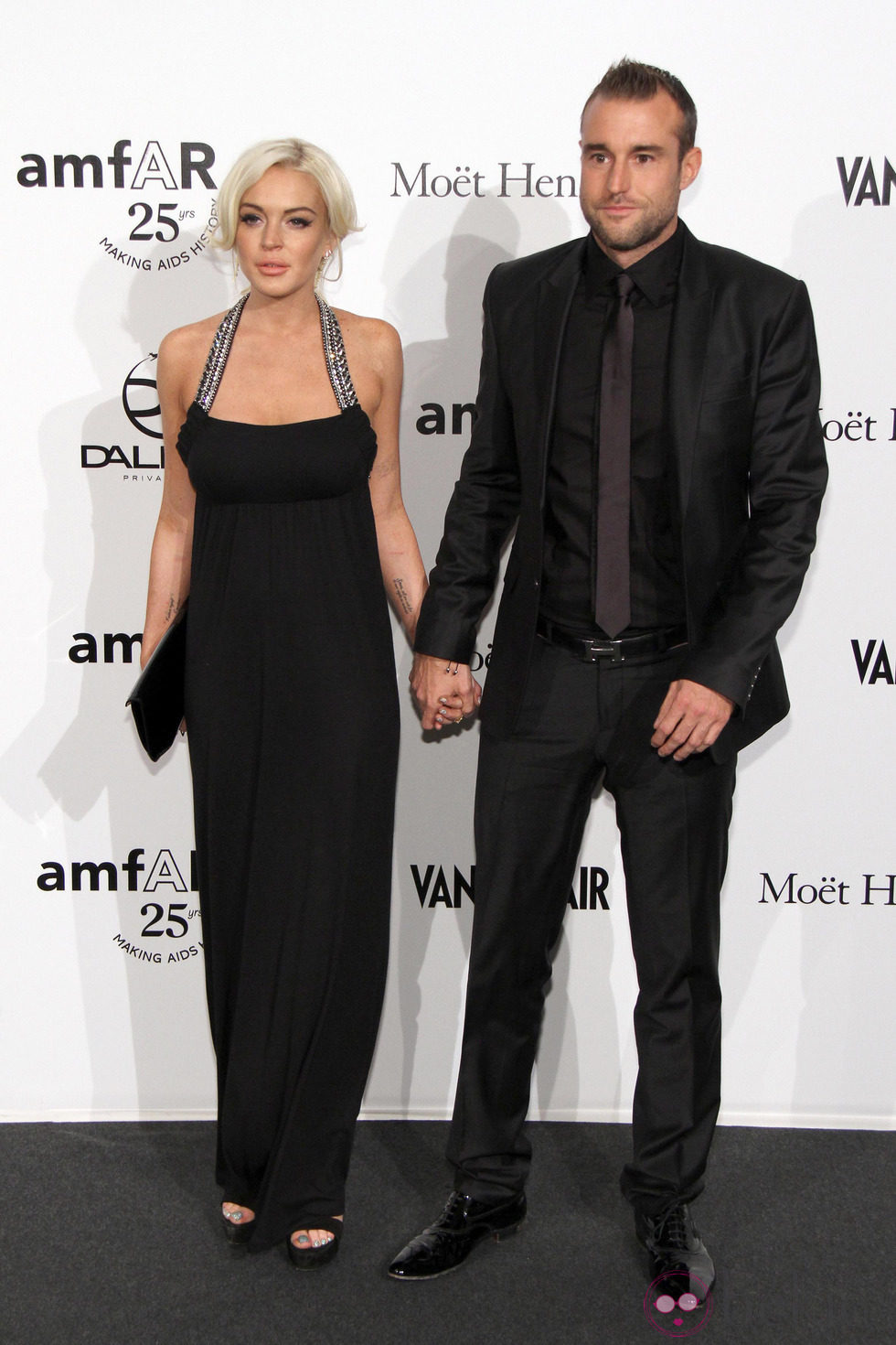 Lindsay Lohan, la nueva musa de Philipp Plein en la gala amfAR de la Milán Fashion Week 2011