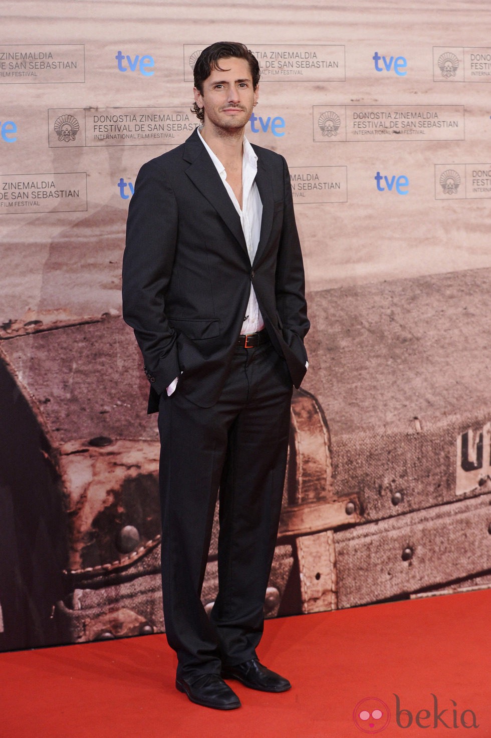 Juan Diego Botto en la clausura del Festival de Cine de San Sebastián 2011