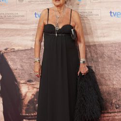 Pilar Bardem en la gala de clausura del Festival de Cine de San Sebastián 2011