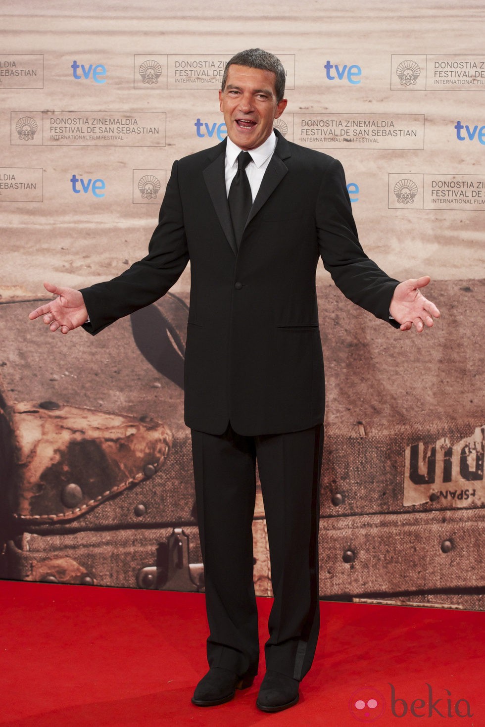 Antonio Banderas en la gala de clausura del Festival de Cine de San Sebastián 2011