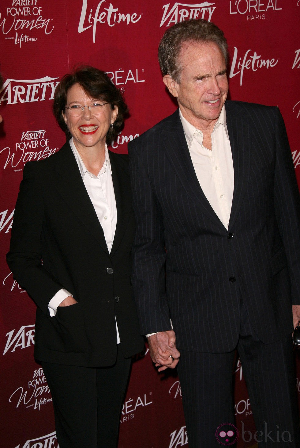 Annette Bening and Warren Beatty en la Gala Power of Women